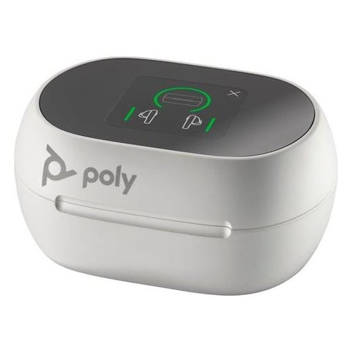 Etui do ładowania białe z ekranem dotykowym Voyager Free 60+ UC do adaptera BT700 USB-A 8L587AA