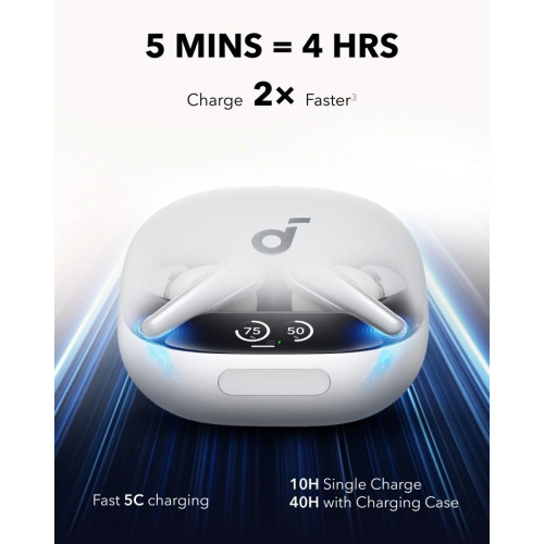 Słuchawki bezprzewodowe Soundcore Liberty 4 PRO Bluetooth białe-16390665