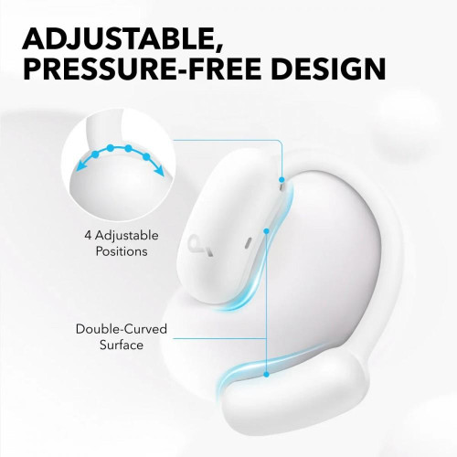 Słuchawki bezprzewodowe Soundcore Aero Fit 2 Bluetooth białe-16390718