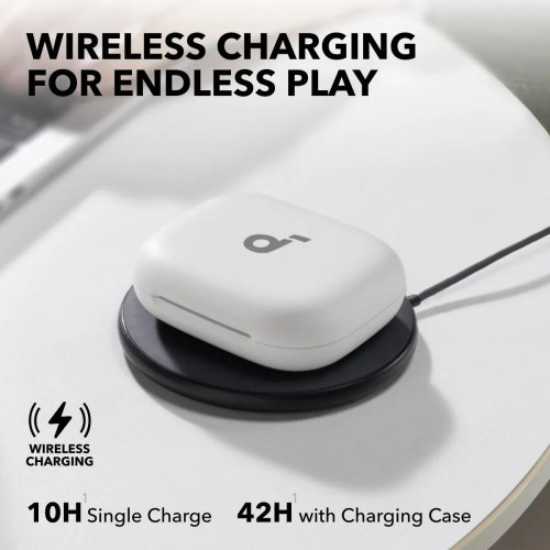 Słuchawki bezprzewodowe Soundcore Aero Fit 2 Bluetooth białe-16390721
