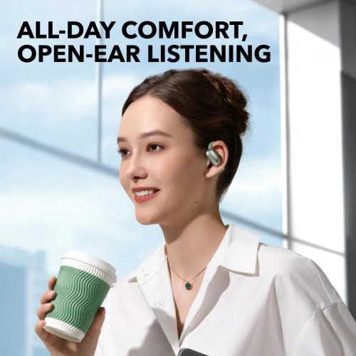 Słuchawki bezprzewodowe Soundcore Aero Fit 2 Bluetooth zielone-16390724