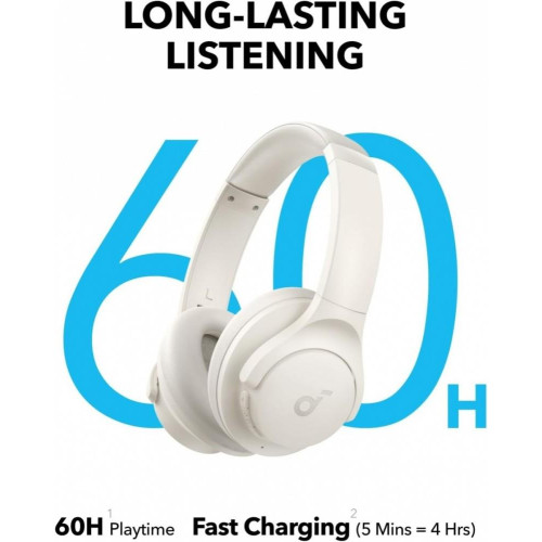 Słuchawki nauszne Soundcore Q11i białe-16390750