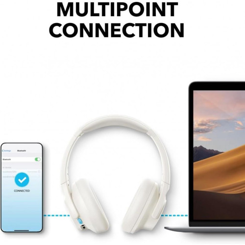 Słuchawki nauszne Soundcore Q11i białe-16390752