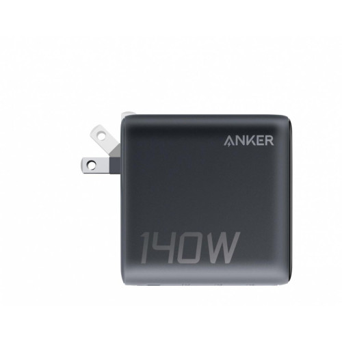 Ładowarka sieciowa 140W PD3.1 kabel USB-C LED Czarna