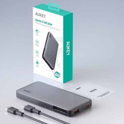 PB-Y41 Power Bank | 10000mAh | 30W | 2xUSB | PD 3.0 QC 3.0 LED-16393614
