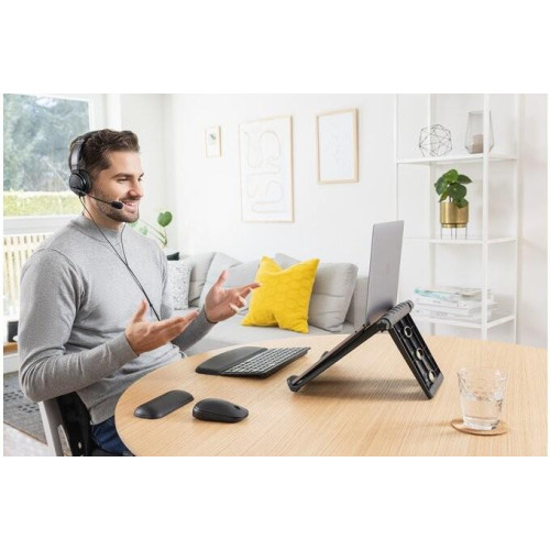 Podkładka ErgoSoft pod klawiaturę, czarna-16394386