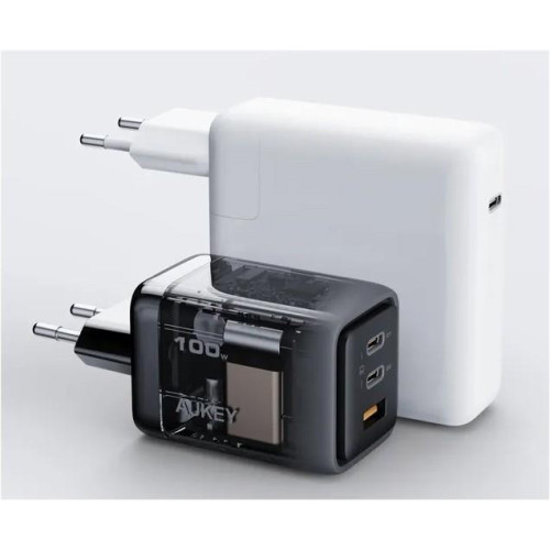 PA-C5 ładowarka sieciowa 3xUSB (2xUSB-C i 1xUSB-A) 100W 5A QC5.0 PD3.0 AFC PPS FCP SCP-16394901