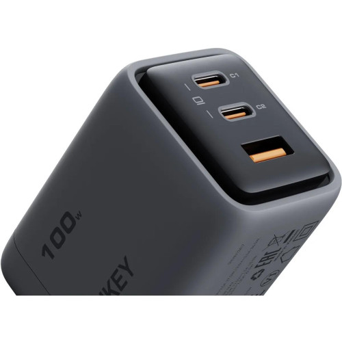 PA-C5 ładowarka sieciowa 3xUSB (2xUSB-C i 1xUSB-A) 100W 5A QC5.0 PD3.0 AFC PPS FCP SCP-16394903
