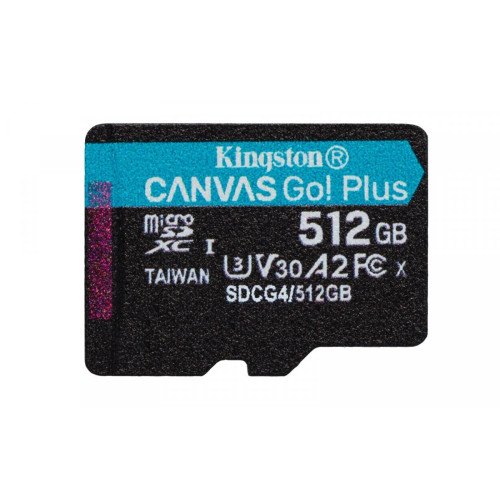 Karta microSD 512GB CanvasGo! Plus 200MB/s A2 U3 V30 + adapter-16395452
