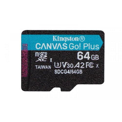 Karta microSD 64GB CanvasGo! Plus 200MB/s A2 U3 V30 + adapter-16395455