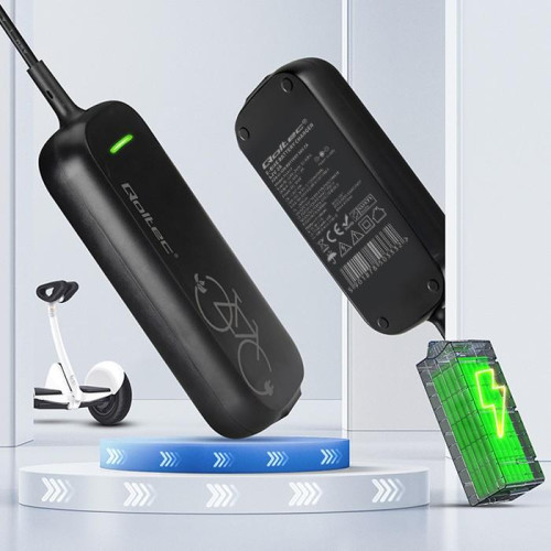 Ładowarka do roweru skutera elektrycznego 36V | 42V | 2A | 5.5*2.5 + wodoodporna + kabel zasilający-16395487