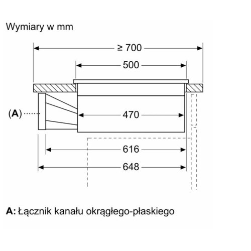 Płyta indukcyjna z wbudowanym wyciągiem PVS611B16E-16395845