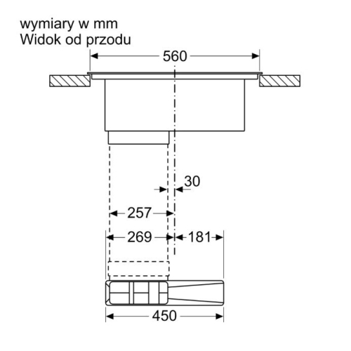 Płyta indukcyjna z wbudowanym wyciągiem PVS611B16E-16395851