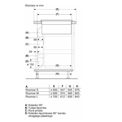 Płyta indukcyjna z wbudowanym wyciągiem PVS611B16E-16395858