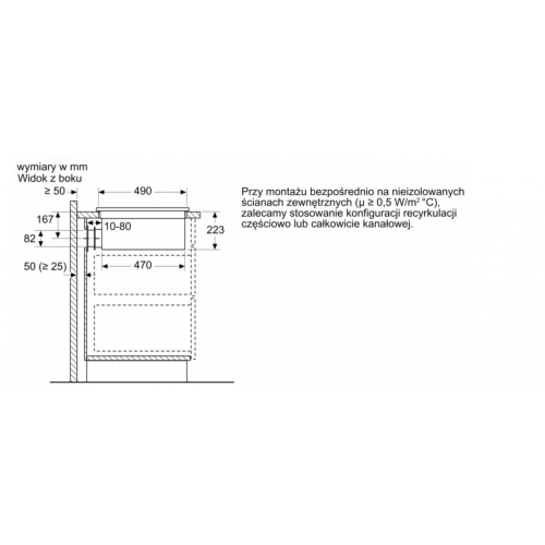 Płyta indukcyjna z wbudowanym wyciągiem PVS611B16E-16395860
