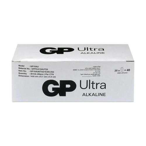 Baterie alkaliczne LR6/AA GP ULTRA 40szt. (G-TECH)-16396440