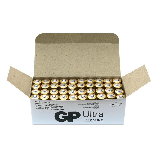 Baterie alkaliczne LR6/AA GP ULTRA 40szt. (G-TECH)-16396441