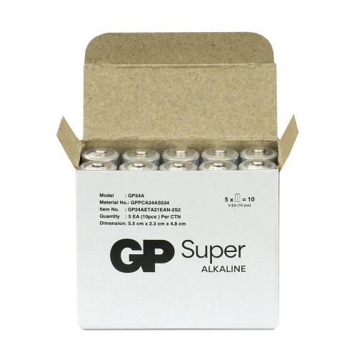 Baterie alkaliczne LR03/AAA GP SUPER 10szt. (G-TECH)-16396447