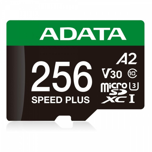 Karta microSD Speed Plus 256GB UHS1 U3 V30 A2 180/160 MB/s-16396498