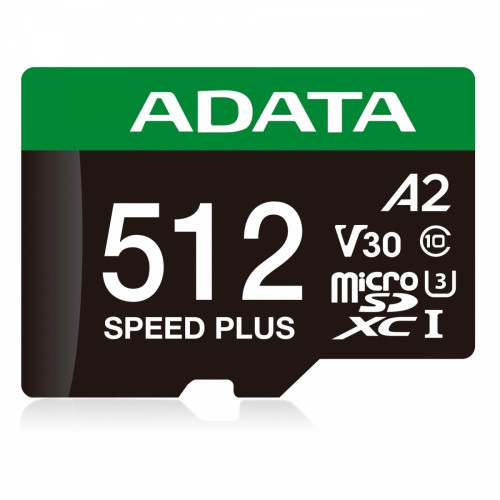 Karta microSD Speed Plus 512GB UHS1 U3 V30 A2 180/160 MB/s-16396501