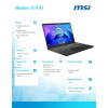 Notebook Modern 15 H AI C1MOG-209PL Windows11Home/Ultra7/16GB/512SSD/Int.Arc/15.6 cala-16482678