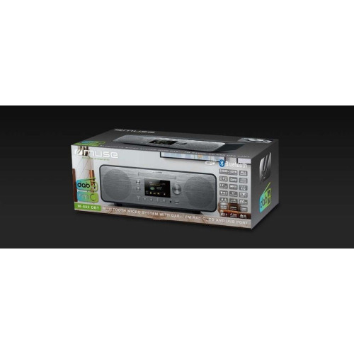 Muse M-885 DBT 80 W DAB, FM Czarny Odtwarzacz mp3-16463885