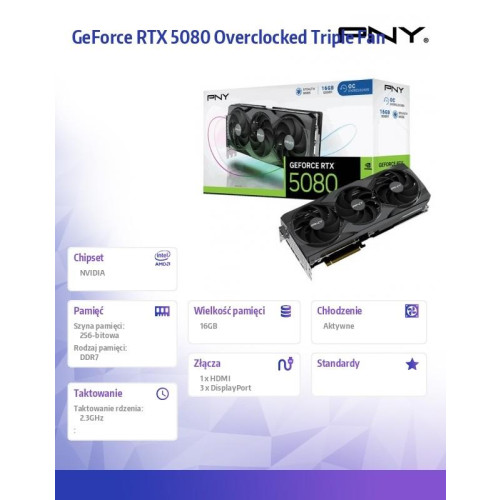 Karta graficzna GeForce RTX5080 OC 3F 16GB 256-bit 960GB/s-16482725