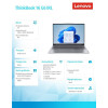 Notebook ThinkBook 16 G6 21KH00VYPB W11Home i5-13420H/16GB/512GB/INT/16.0 WUXGA/Arctic Grey/3YRS OS + CO2 Offset-1652778