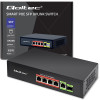 Przełącznik sieciowy SWITCH FAST ETHERNET PoE 4x RJ45 PoE 1x RJ45Uplink 1x SFP | 65W | 1000 Mb/s-16528131