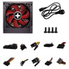 Xilence XN225 moduł zasilaczy 650 W 20+4 pin ATX ATX Czarny, Czerwony-16553993
