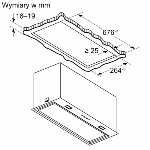 Okap wyspowy DLN78PC60 Serie8 70cm-16528392