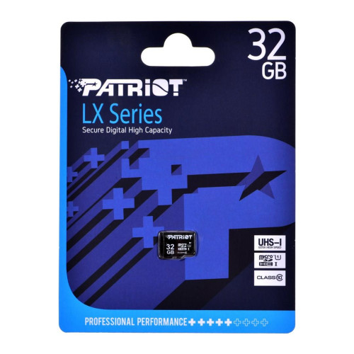 Patriot LX Series microSDHC 32GB Class 10 UHS-I-1656354