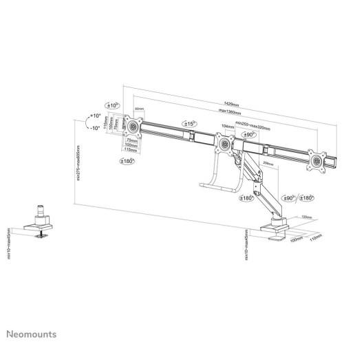 MONITOR DESK MOUNT 17-24
