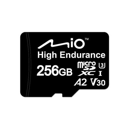 Karta MicroSD Mio o wysokiej wytrzymałości 256 GB Pamięć flash klasy UHS-I