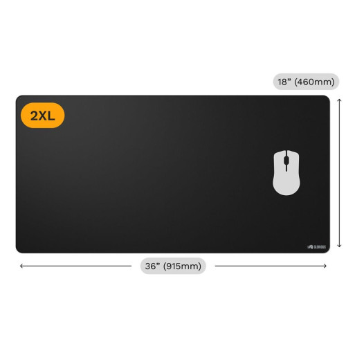Podkładka pod mysz Glorious Mouse Pad 2 XXL - Stitched - Black-16599576