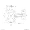 Uchwyt ścienny do telewizora TV SET ACC WALL MOUNT WL40S-840BL12 NEOMOUNTS-16612121