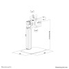 Neomounts FPMA-D865BLACK uchwyt / stojak do monitorów 81,3 cm (32