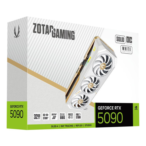 Karta graficzna ZOTAC GAMING GeForce RTX 5090 32GB SOLID OC WHITE-16613025