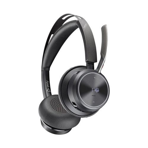 POLY Zestaw słuchawkowy Voyager Focus 2 z certyfikatem Microsoft Teams USB-C-C + przejściówka USB-C/A-16613073
