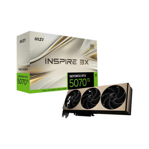 Karta graf. MSI RTX 5070 Ti 16G INSPIRE 3X OC