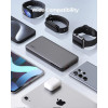 AUKEY POWERBANK 10 000 MAH, USB-C PD 30W, USB-A 22W, SZARY
