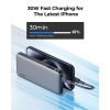 AUKEY POWERBANK 10 000 MAH, USB-C PD 30W, USB-A 22W, SZARY-16716532