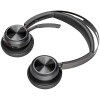 POLY Zestaw słuchawkowy Voyager Focus 2 USB-C-C + przejściówka USB-C/A Adapter + podstawka ładująca-16717550