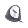 Ergonomiczna mysz dla praworęcznych R-Go Pele HE USB duża czarna/srebrna retail-16728325