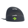 Ergonomiczna mysz dla praworęcznych R-Go Pele HE USB duża czarna/srebrna retail-16728327