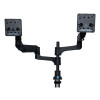 Uchwyt do monitorów R-Go Tools R-Go Monitorarm 0"-32" 2TFT Max.9KG Caparo 4 Gasfeder sidabrinis
