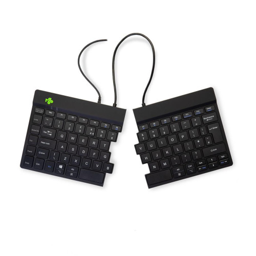 Klawiatura R-Go Split Break ergonomiczna UK-išdestymas juodas-16727981