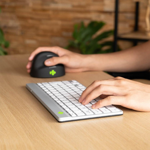Klawiatura R-Go Tools Compact Break RGOCOUSWLWH Bluetooth QWERTY US Englisch Weiß-16728000