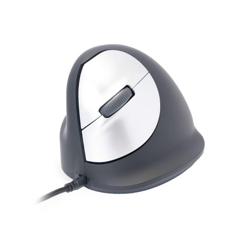 Ergonomiczna mysz R-Go HE leworęczna USB czarna/srebrna-16728363