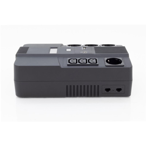 UPS UPS Line-Interactive 800VA/480WAVR 4xSCHUKO 3xIEC C13 1xUSB A 1x USB B RJ45-16742636